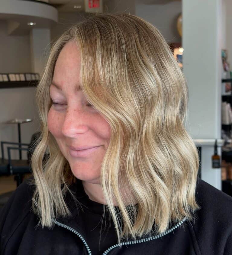 Lob Haircut for Women in DeForest, WI Genesis Hair & Day Spa